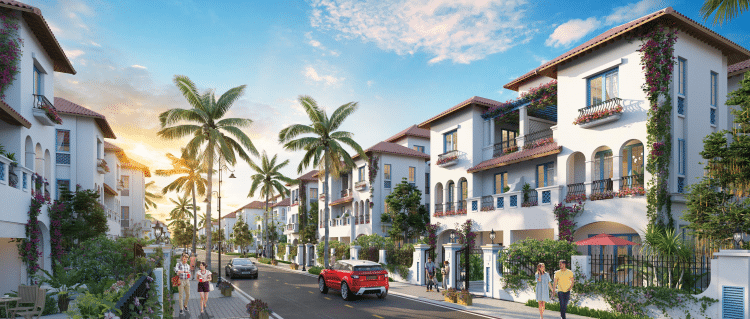 Biệt thự Mallorca tại Sun Elite City Hạ Long thiết kế Địa Trung Hải độc đáo.