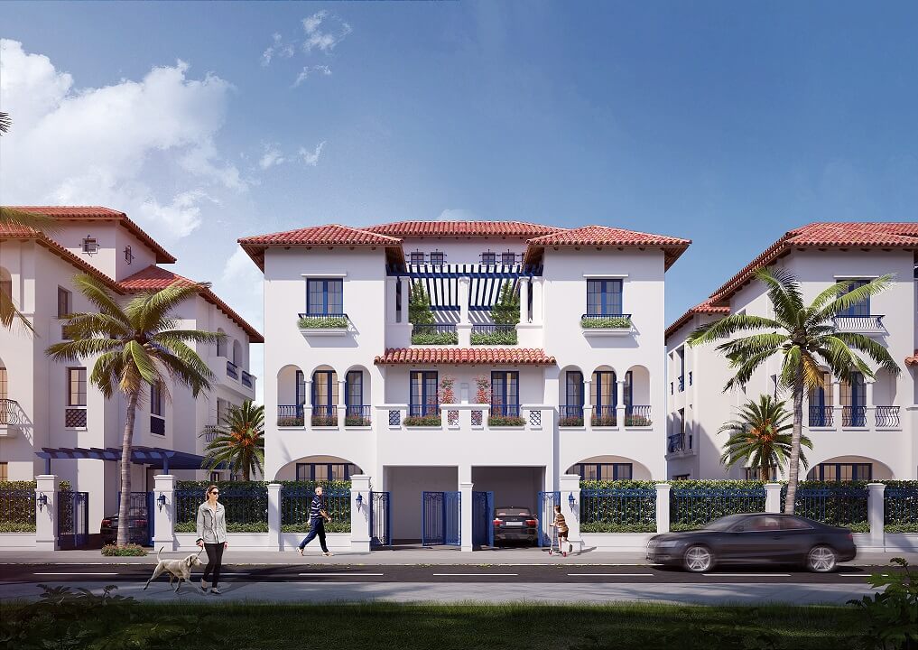 Biệt thự Sun Elite City Hạ Long sở hữu thiết kế Địa Trung Hải, mang đến không gian sống sang trọng và đẳng cấp.