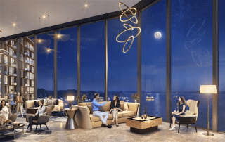 Không gian sang trọng và tầm nhìn tuyệt đẹp tại Sun Elite City Hạ Long, nơi trải nghiệm cuộc sống thượng lưu bên vịnh di sản.
