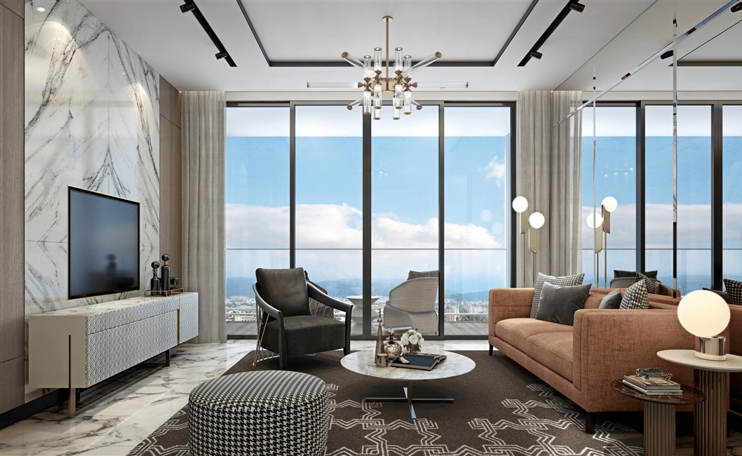 Phong cách nội thất sang trọng tại căn hộ The Platinum, tòa tháp Sun Elite City.