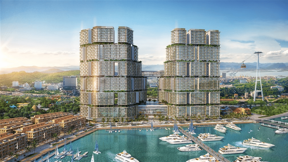 Tầm nhìn bao trọn Vịnh Hạ Long từ Sun Elite City. Ảnh phối cảnh: Sun Property